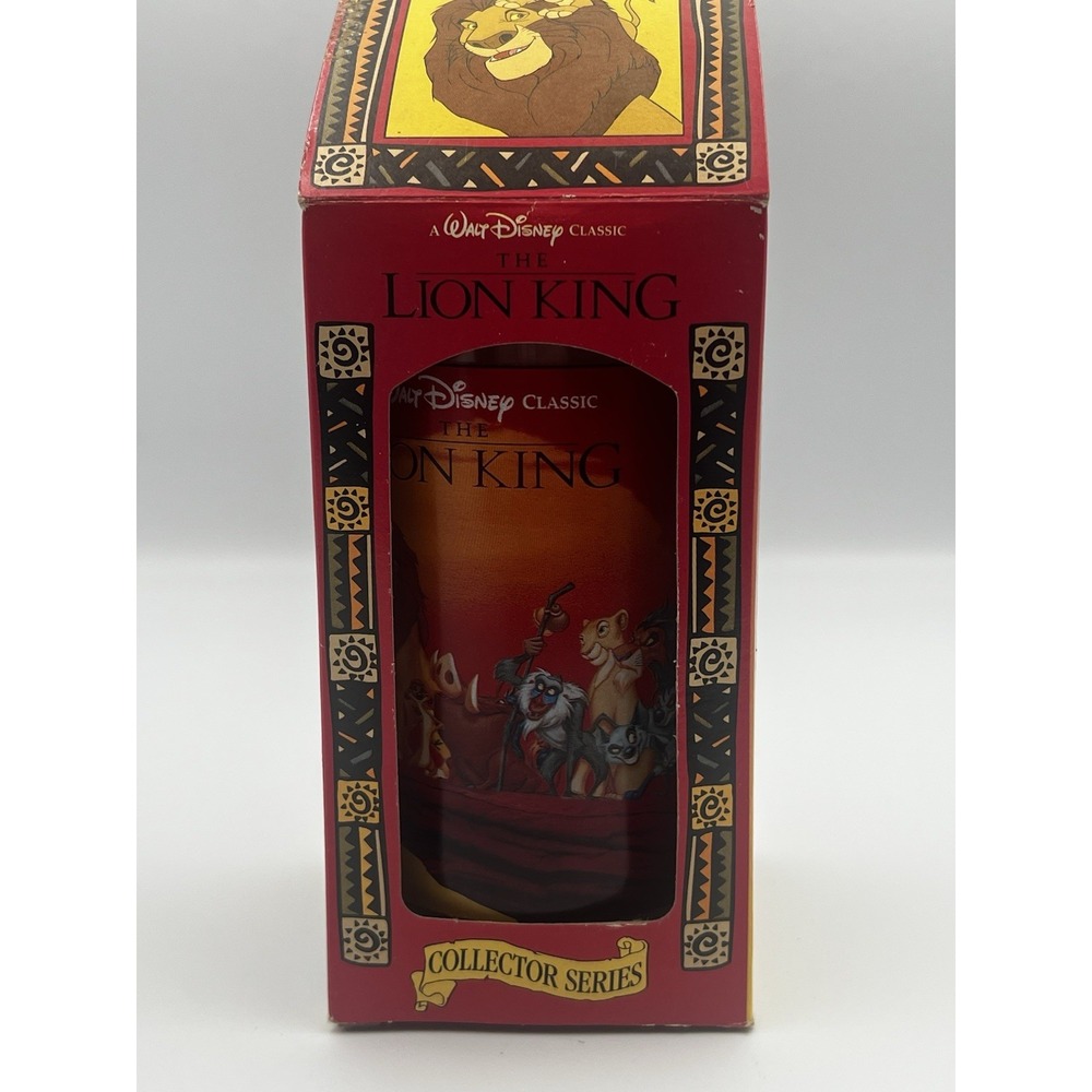 Vintage 1994 Disney The Lion King Burger King Coca-Cola Plastic Cup In Its Box